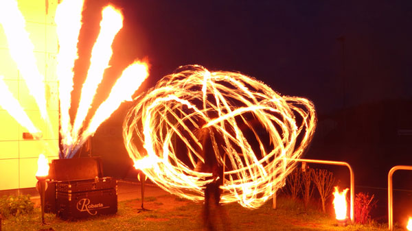 Flamer zur Feuershow