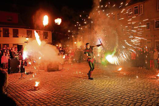 Feuershow Mellrichstadt