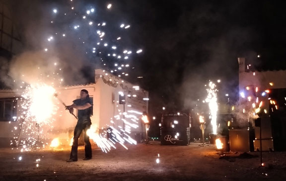 feuershow sachsen